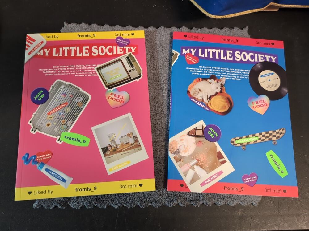My Little Society (Random Cover) (Incl. 72pg Photobook, Stickers, CD) Lot